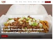 Website Screenshot F's Hawaiian Food