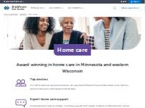 Website Screenshot Park Nicollet Home Care