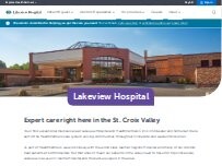 Website Screenshot Lakeview Hospital Outpatient Pharmacy