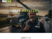 Website Screenshot MSD 360 Logistics LLC