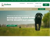 Website Screenshot Hudson Animal Hospital