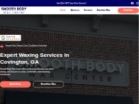 Website Screenshot Smooth Body Wax Center
