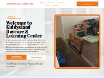 Website Screenshot Kiddysland Daycare & Learning Center