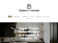 Website Screenshot Breck Homes