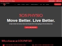 Website Screenshot SOS PHYSIO-Aventura
