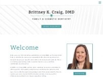 Website Screenshot Dr. Brittney K. Craig