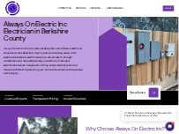 Website Screenshot Always On Electric Inc