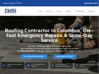 Website Screenshot CHS Roofing and Siding