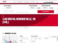 Website Screenshot Avis Car Rental