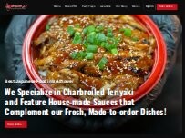 Website Screenshot Teriyaki J's Bellflower