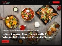 Website Screenshot Masthi Junction Food Truck