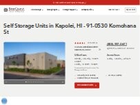 Website Screenshot StorQuest Express Self Service Storage