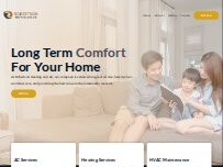 Website Screenshot Robertson Heating and Air