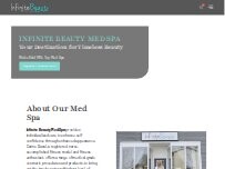 Website Screenshot Infinite Beauty Med Spa