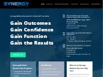 Website Screenshot Synergy Medical Systems