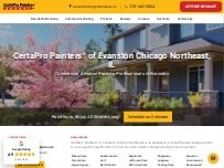 Website Screenshot CertaPro Painters of Evanston Chicago Northeast, IL