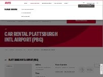 Website Screenshot Avis Car Rental