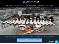 Website Screenshot Crazy Ray's Adventures Seward