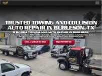 Website Screenshot DFW Hook It towing & Collision
