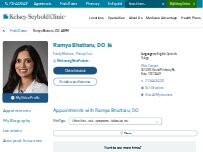 Website Screenshot Ramya Bhattaru, DO