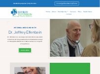 Website Screenshot Dr. Jeffrey N. Elfenbein