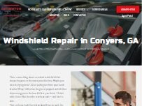 Website Screenshot Covington Autoglass