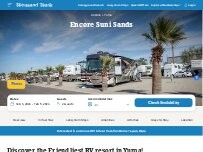 Website Screenshot Encore Suni Sands