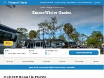 Website Screenshot Encore Winter Garden