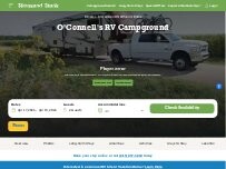Website Screenshot O'Connell's RV Campground
