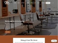 Website Screenshot CG'S Hair Studio