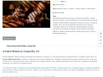Website Screenshot Alcohol Rehab Camarillo
