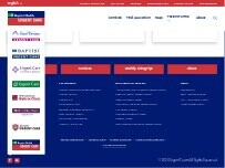 Website Screenshot Baptist Health Urgent Care - Cabot (West)