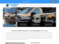 Website Screenshot District Wildlife Solutions LLC
