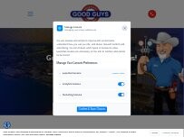 Website Screenshot Good Guys Heating & Cooling