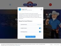 Website Screenshot Good Guys Heating & Cooling