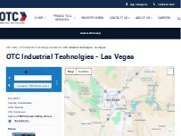Website Screenshot OTC Industrial Technologies - Las Vegas