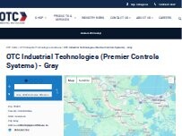 Website Screenshot OTC Industrial Technologies (Premier Control Systems) - Gray
