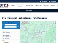 Website Screenshot OTC Industrial Technologies - Chattanooga