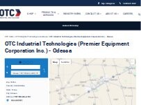 Website Screenshot OTC Industrial Technologies (Premier Equipment Corporation Inc.) - Odessa