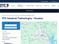Website Screenshot OTC Industrial Technologies - Houston