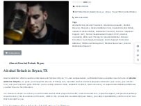 Website Screenshot Alcohol Rehab Bryan