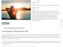 Website Screenshot Alcohol Rehab Brooklyn Park