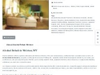 Website Screenshot Alcohol Rehab Weirton