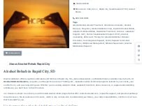 Website Screenshot Alcohol Rehab Rapid City