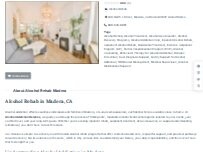 Website Screenshot Alcohol Rehab Madera