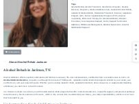Website Screenshot Alcohol Rehab Jackson