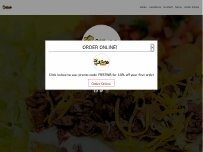 Website Screenshot Alibertos jr mexican food