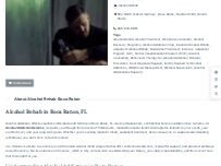 Website Screenshot Alcohol Rehab Boca Raton