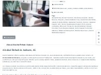 Website Screenshot Alcohol Rehab Auburn