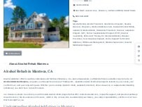 Website Screenshot Alcohol Rehab Manteca